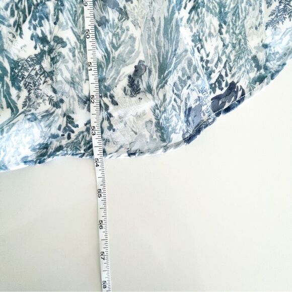 Old Navy Maxi Dress Blue White Lined Spaghetti Straps Tie Front Women's L NWT - Picture 5 of 7